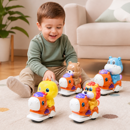 Interactive Animal Swing Toy with Music & Lights