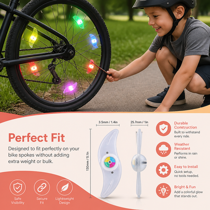 Colorful LED Bicycle Wheel Spoke Lights