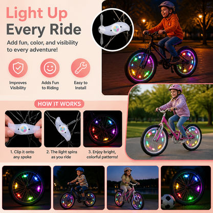 Colorful LED Bicycle Wheel Spoke Lights