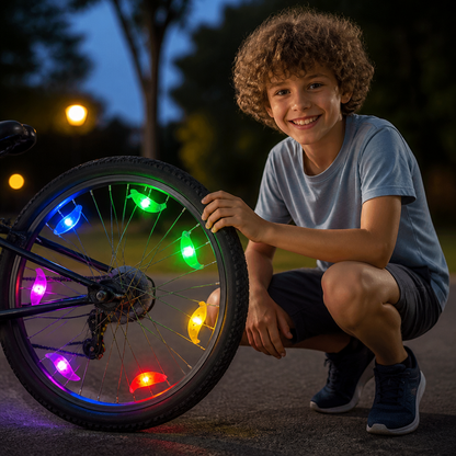 Colorful LED Bicycle Wheel Spoke Lights