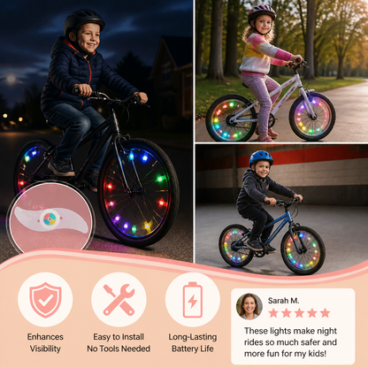Colorful LED Bicycle Wheel Spoke Lights