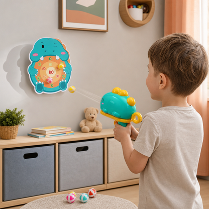 Dinosaur Sticky Ball Shooter – Target Shooting Game for Kids