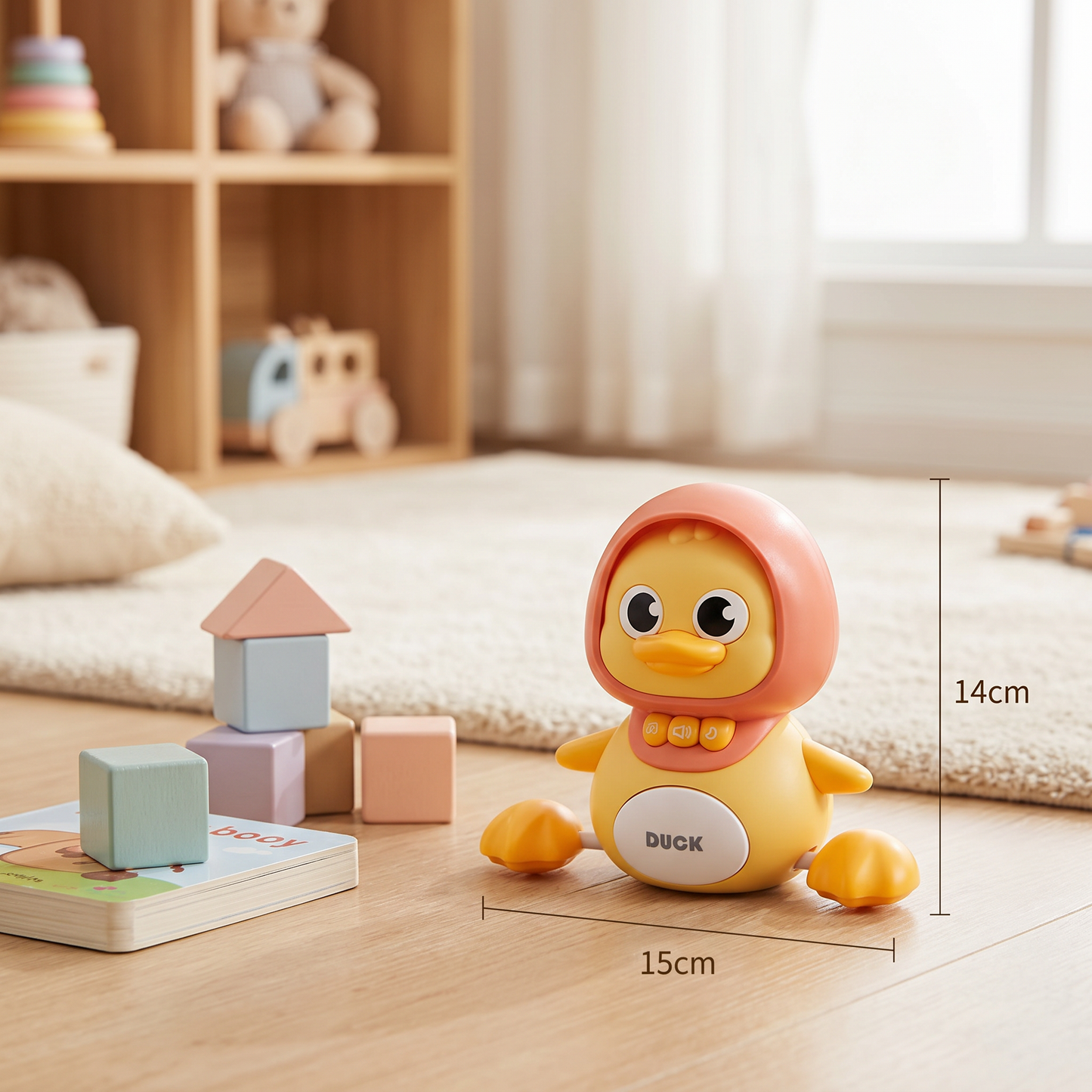 Musical Duck Family Crawling & Learning Toy for Babies