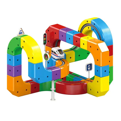 Magic Cube Train Track – Kids Toy