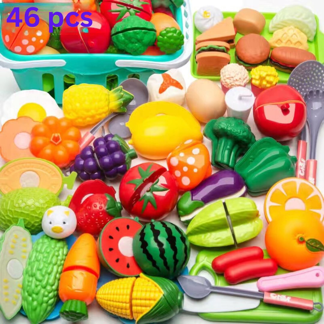 Fruit & Vegetable Cutting Play Set