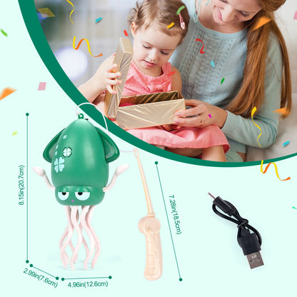 Dancing Squid Tummy Time Toy