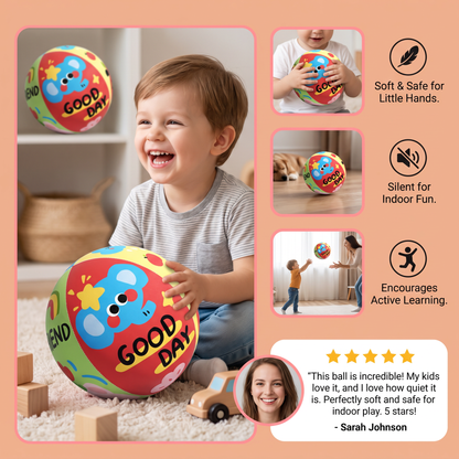 Soft & Safe Silent Indoor Play Ball for Kids