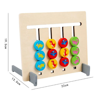 Montessori Wooden Color Matching Game