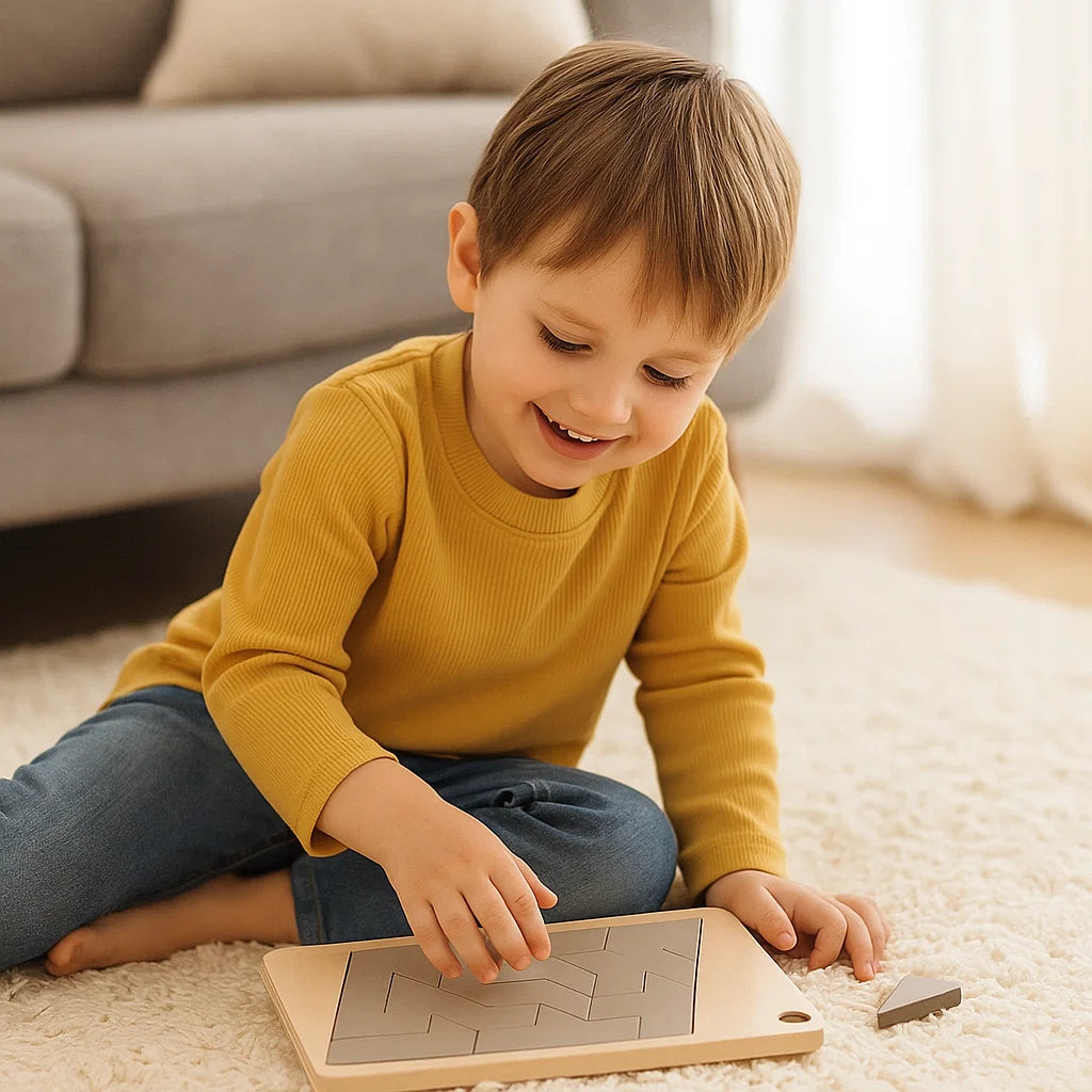 Wooden Tangram Puzzle Game