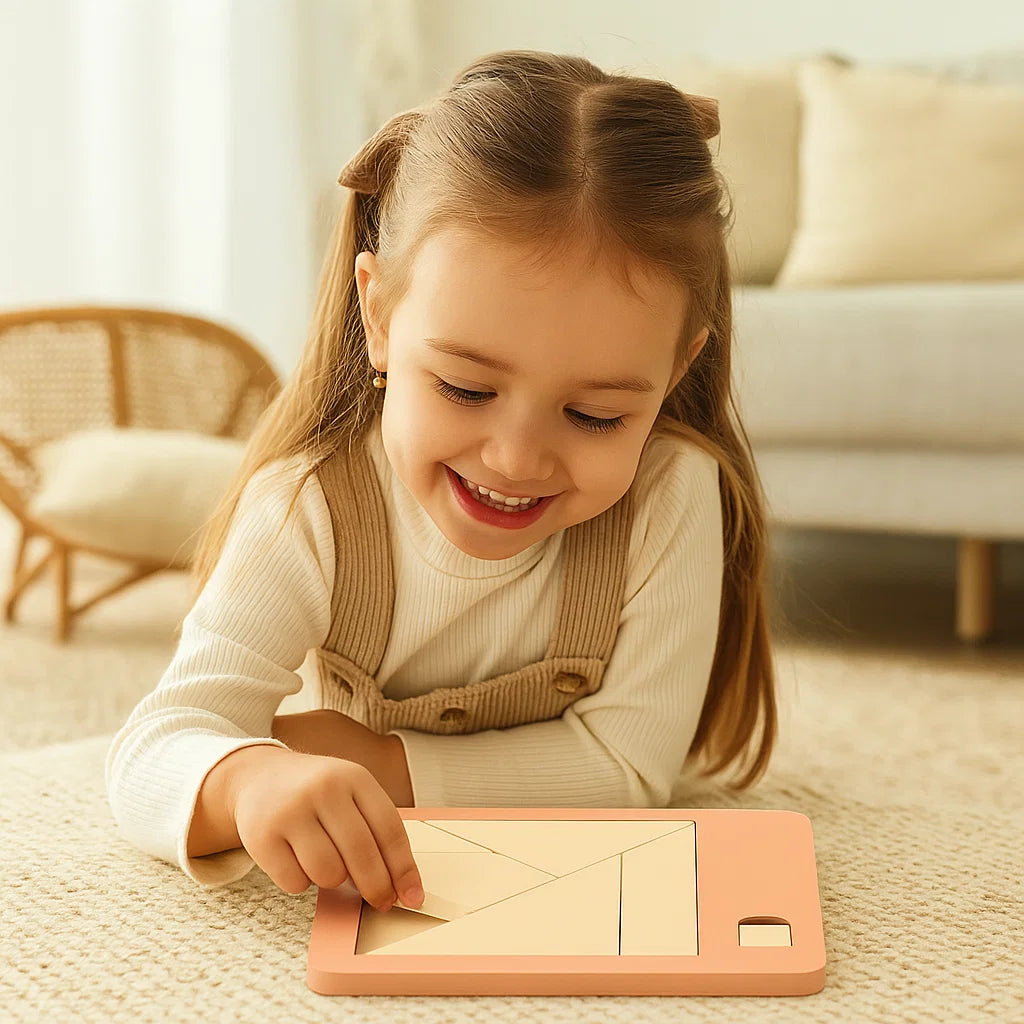 Wooden Tangram Puzzle Game