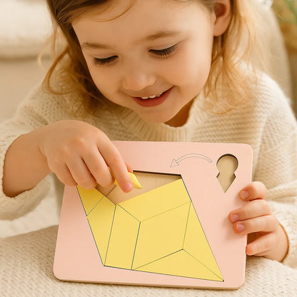Wooden Tangram Puzzle Game
