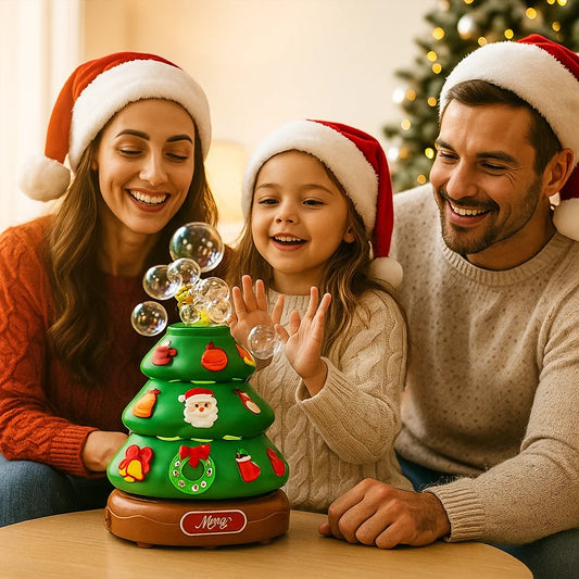 Music Bubble Christmas Tree with Stickers for Decorating