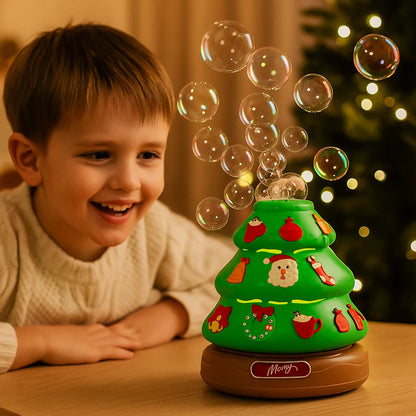 Music Bubble Christmas Tree with Stickers for Decorating