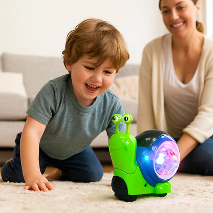 Glowing and Music Playing Crawling Snail Toy
