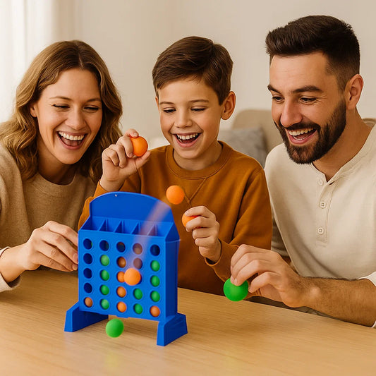 Four in a Row Target Shooting Game