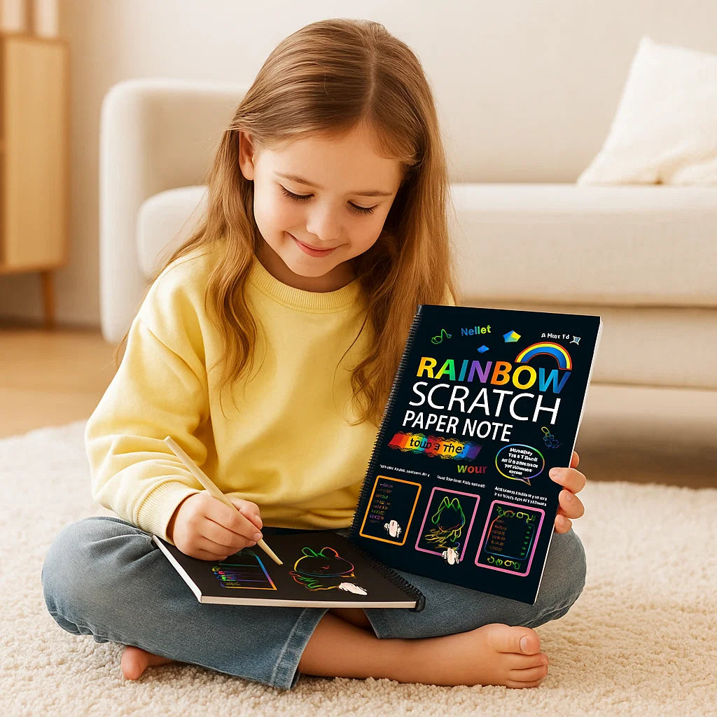 Magical Rainbow Scratch Paper