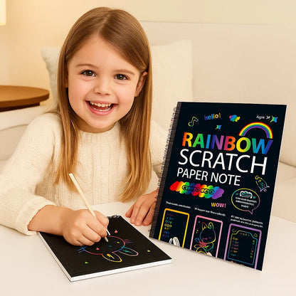 Magical Rainbow Scratch Paper