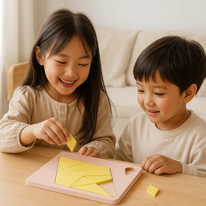 Wooden Tangram Puzzle Game