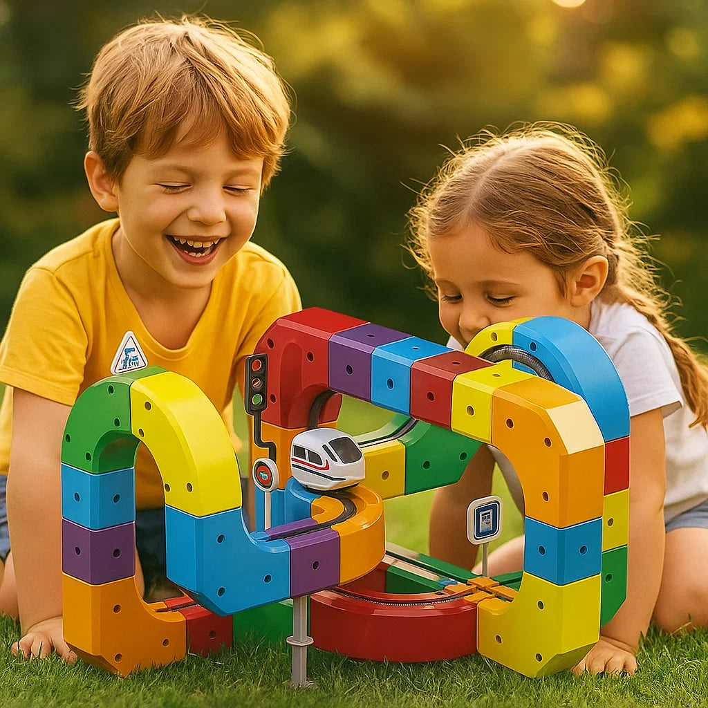 Magic Cube Train Track – Kids Toy