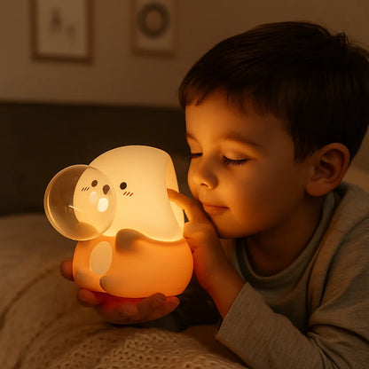 Adorable Bubble-Blowing Otter Silicone Night Lamp
