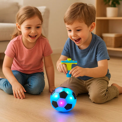 Luminous LED Football Spinning Top Toy