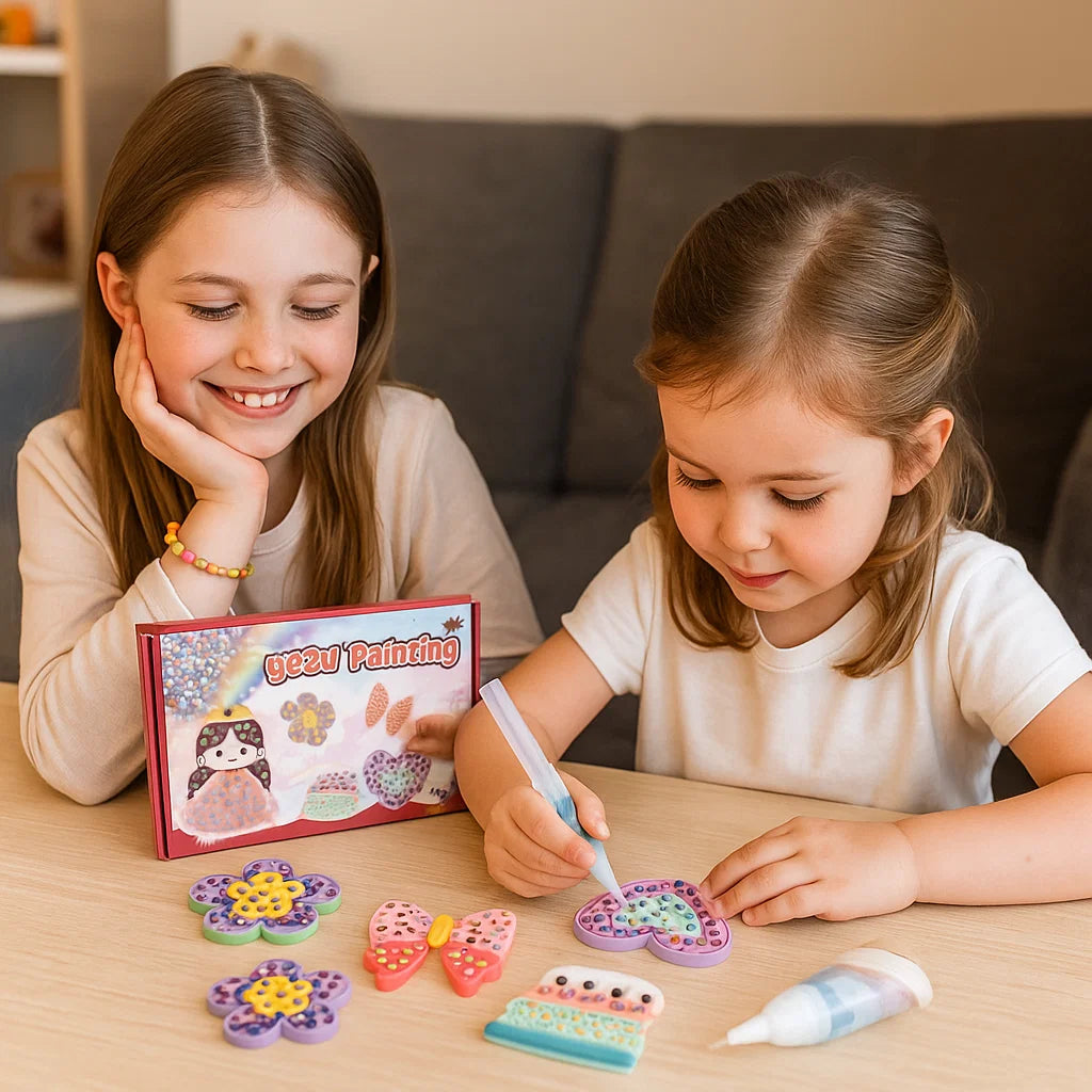 Magical Bead Painting – DIY Set for Kids