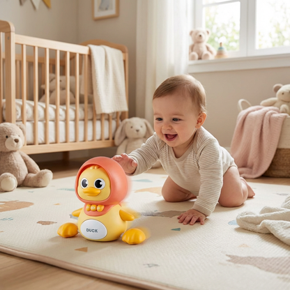 Musical Duck Family Crawling & Learning Toy for Babies