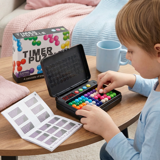 Smart Kids Brain Game – 500 Logic Puzzles with Timer