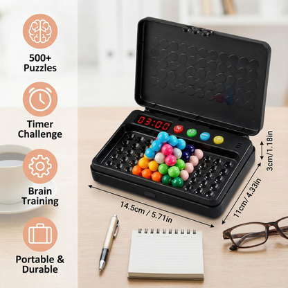 Smart Kids Brain Game – 500 Logic Puzzles with Timer