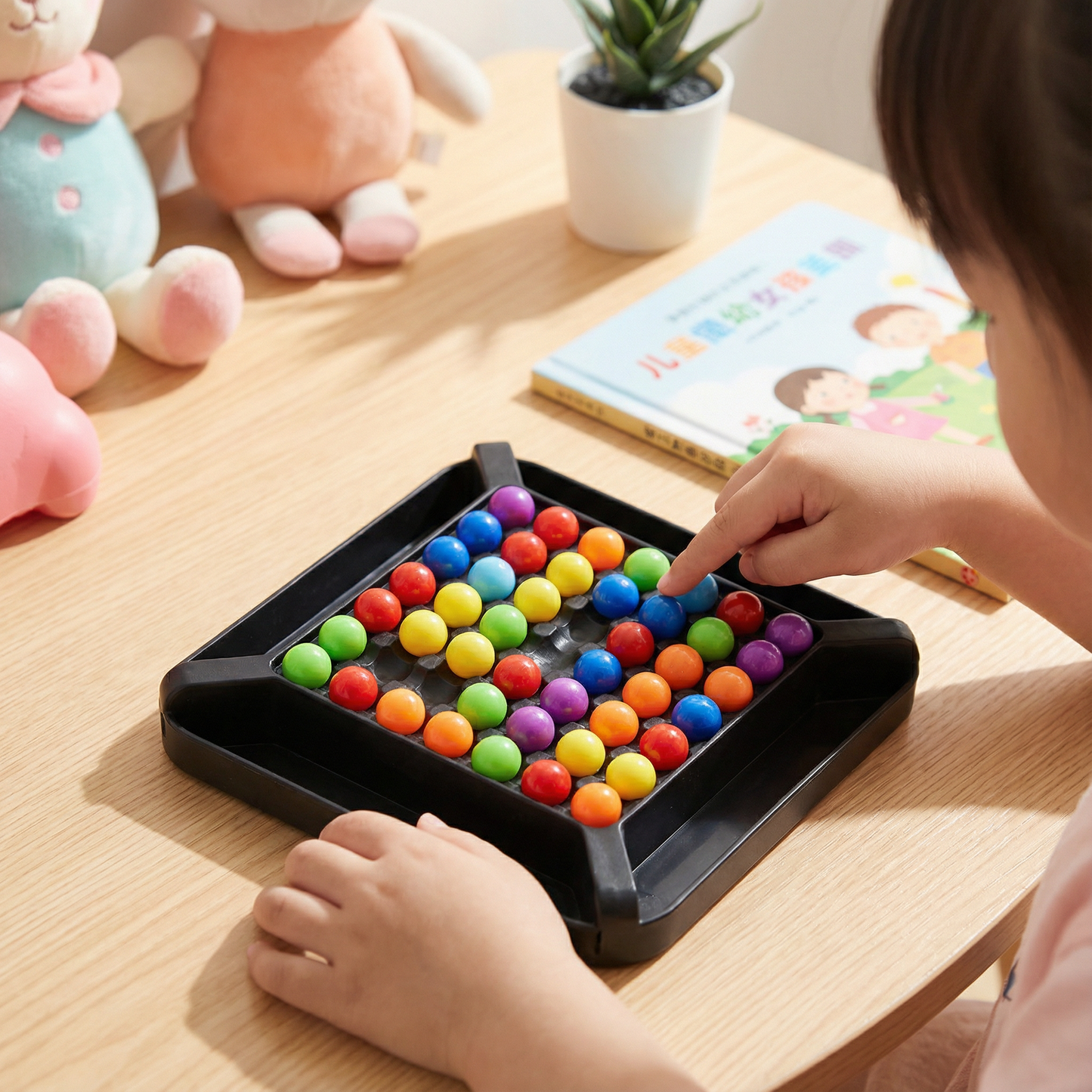 Color Match Logic Game – Interactive Marble Puzzle for Kids & Adults
