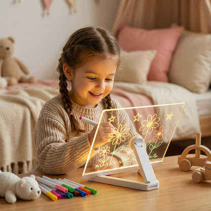 Luminous LED Drawing Board for Children