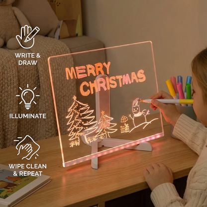 Luminous LED Drawing Board for Children