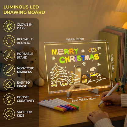 Luminous LED Drawing Board for Children