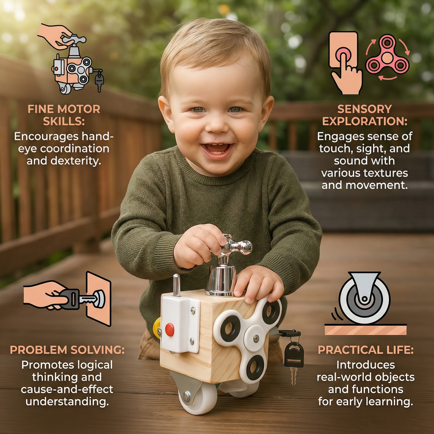 Montessori Play & Learn Cube