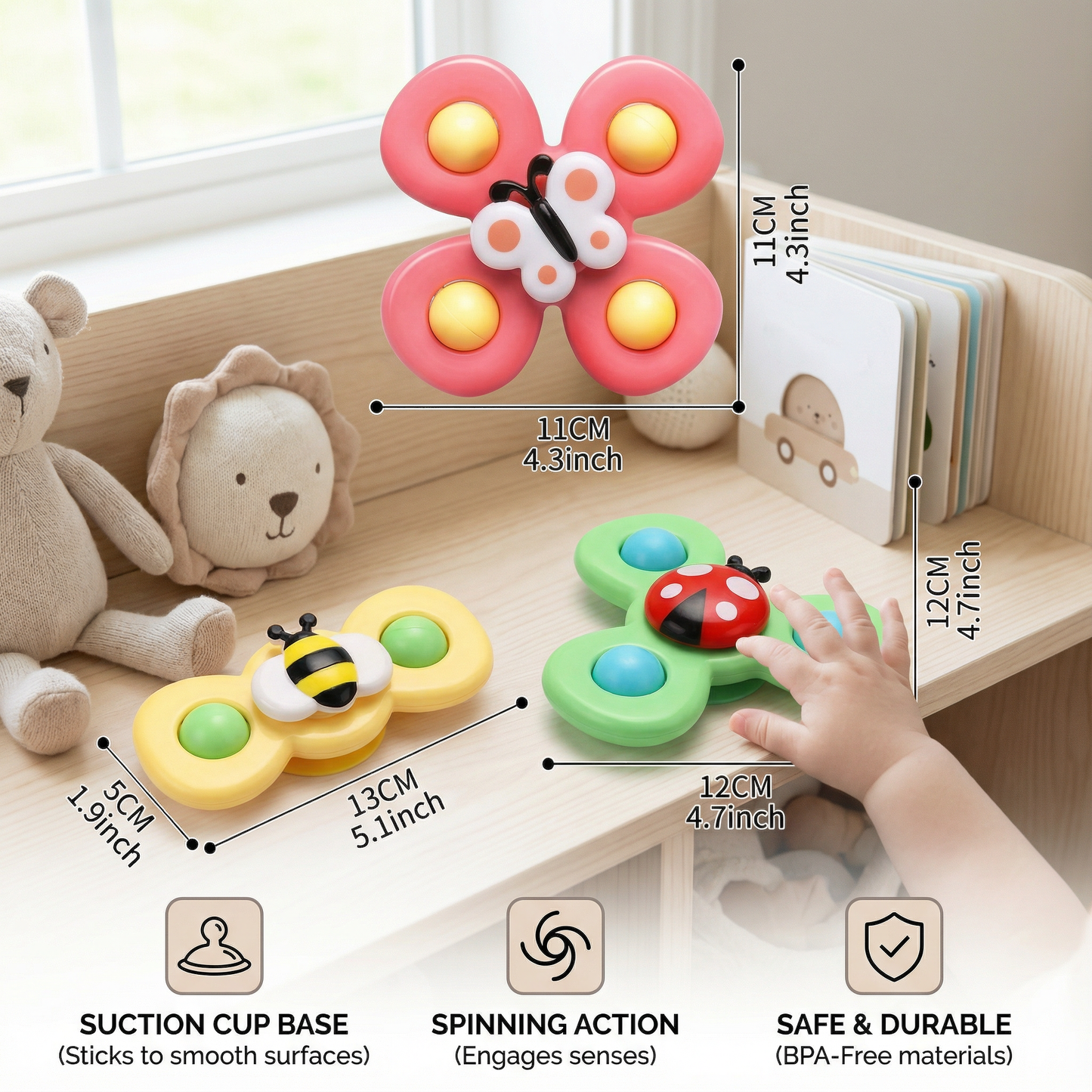 Fun Kids Carousel Toy 3-Piece Set