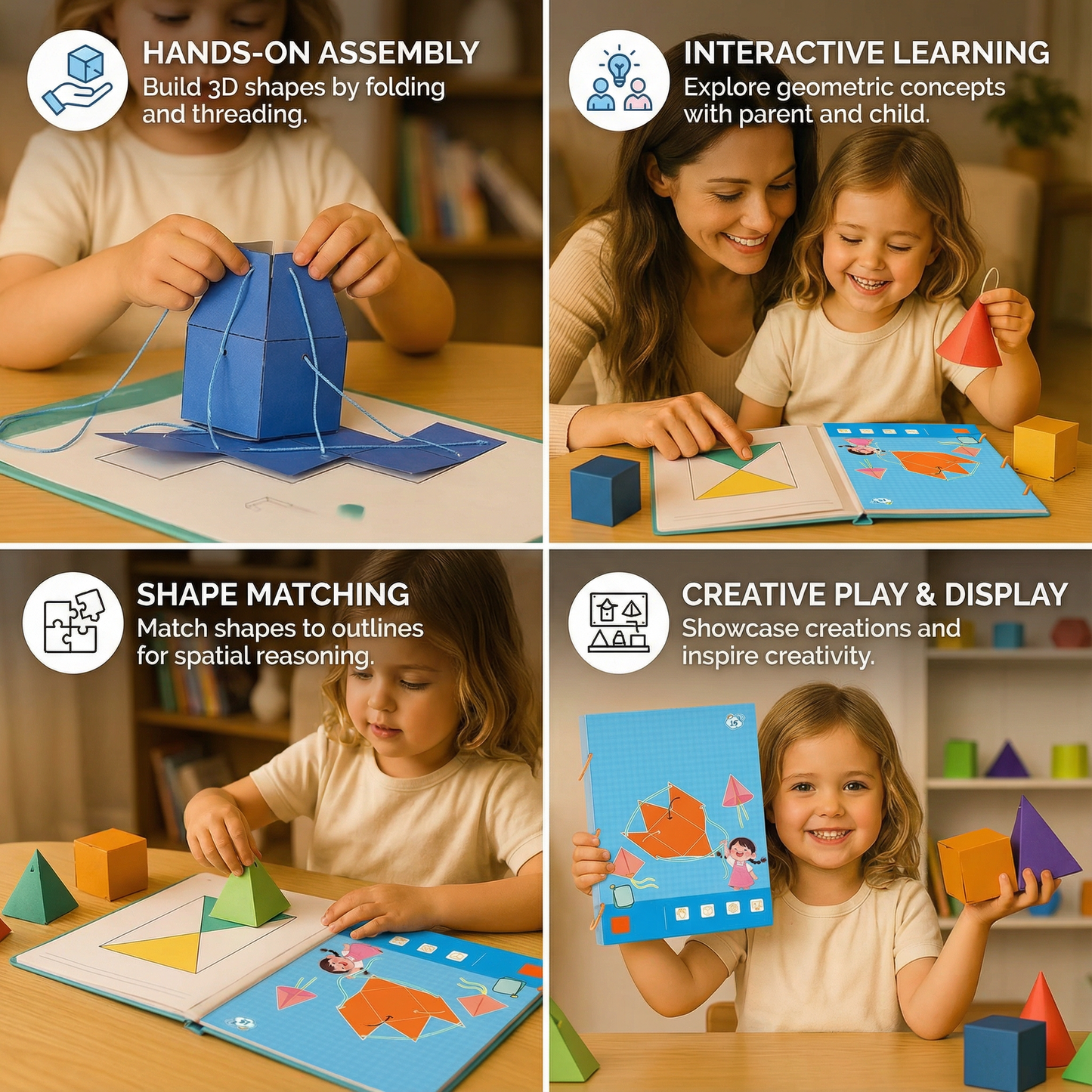 Brilliant Geometry Learning Book for Kids