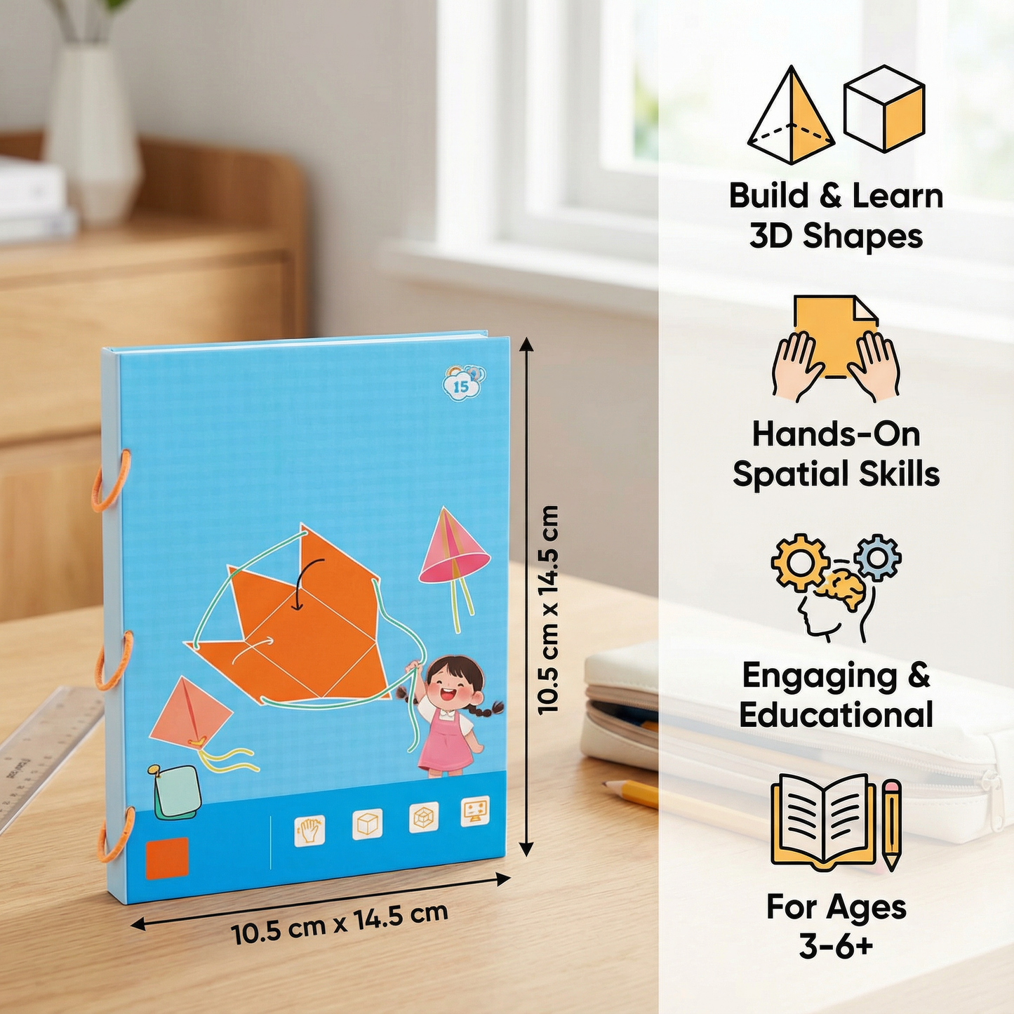 Brilliant Geometry Learning Book for Kids