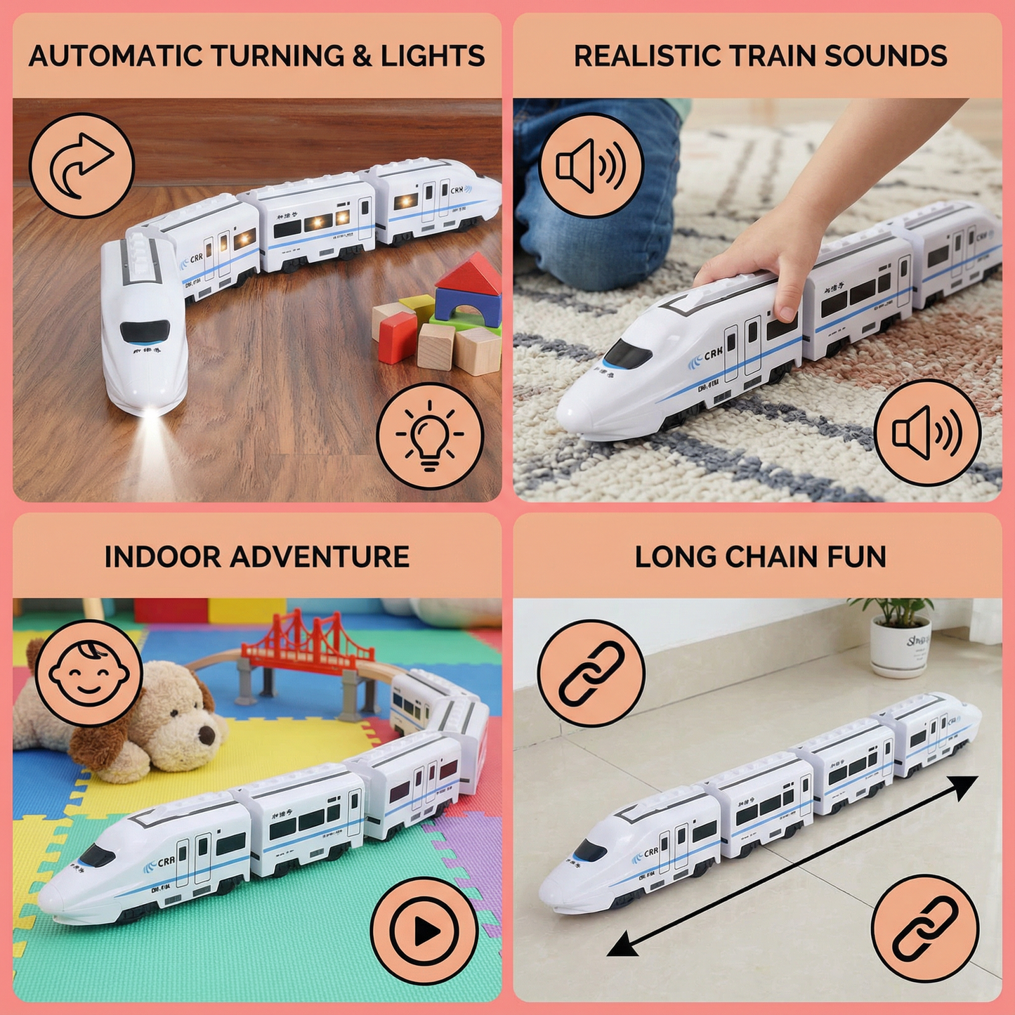 Smart Chain Train Kids Toy