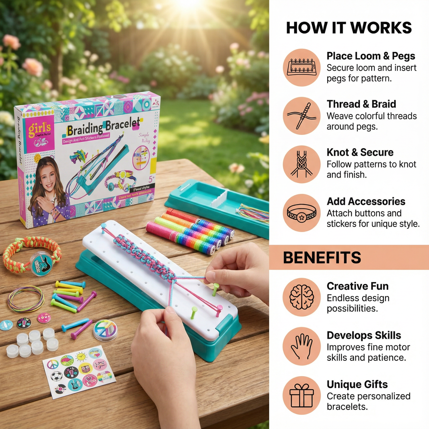 Creative Bracelet Weaving Set