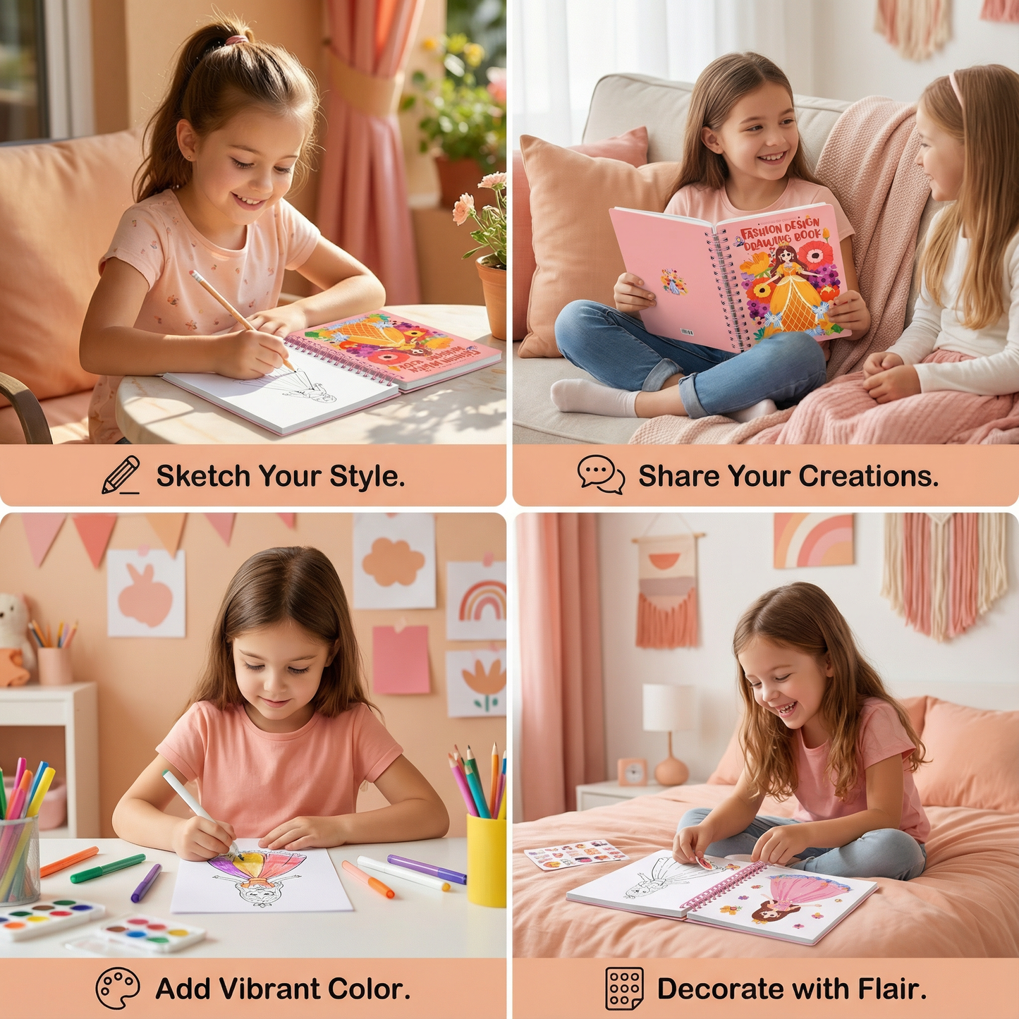 Princess Coloring and Craft Book