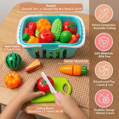 Fruit & Vegetable Cutting Play Set
