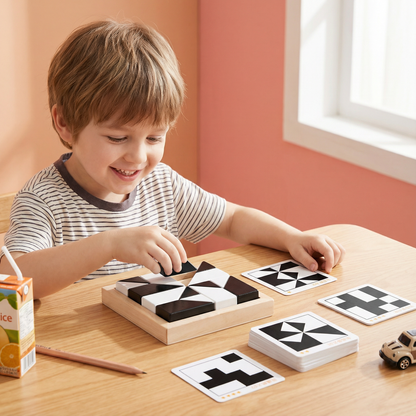 Dual Color Logic Puzzle Game in Pocket Size