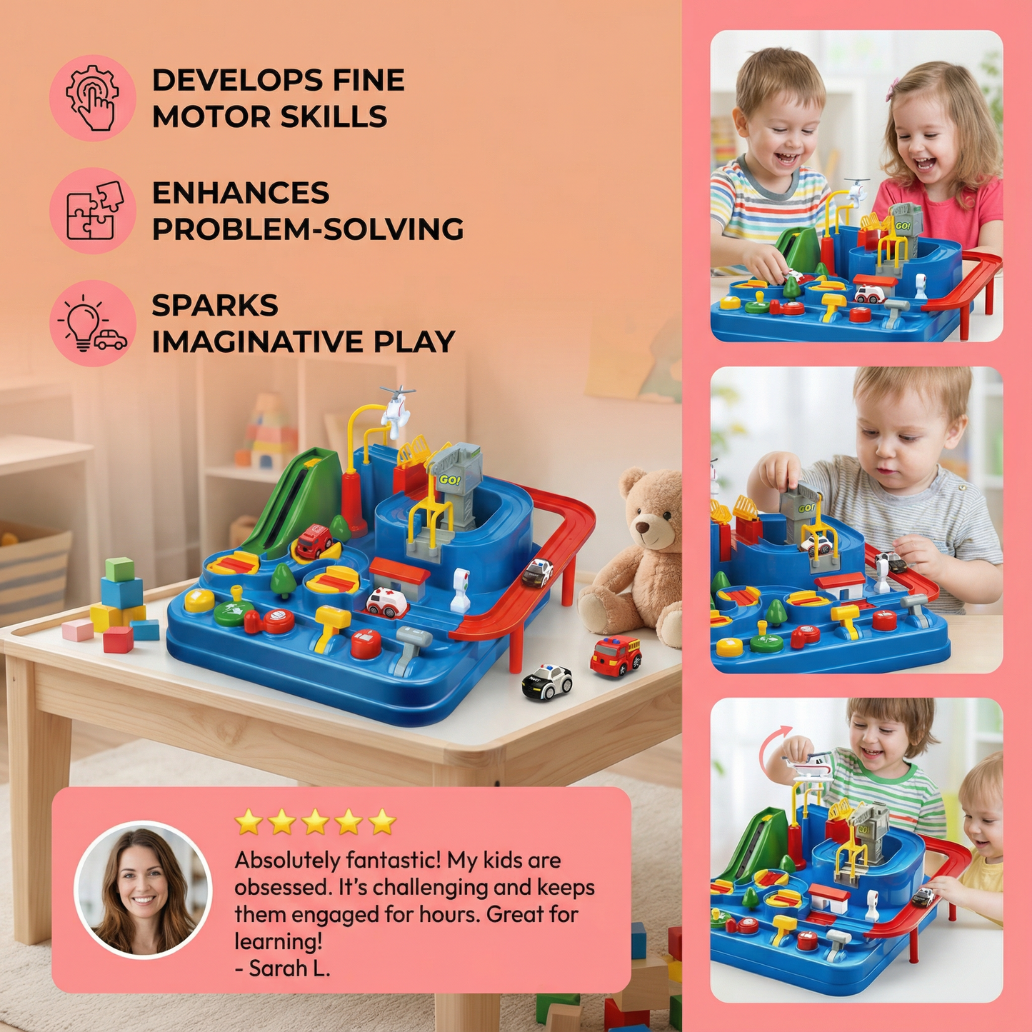 Educational Vehicle Skill Game for Children