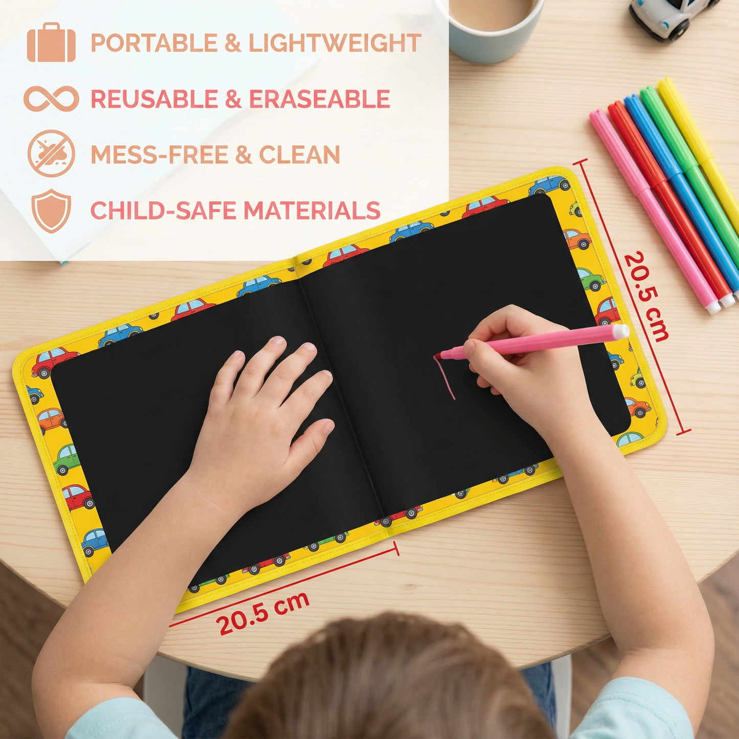 Portable Reusable Drawing Book for Children