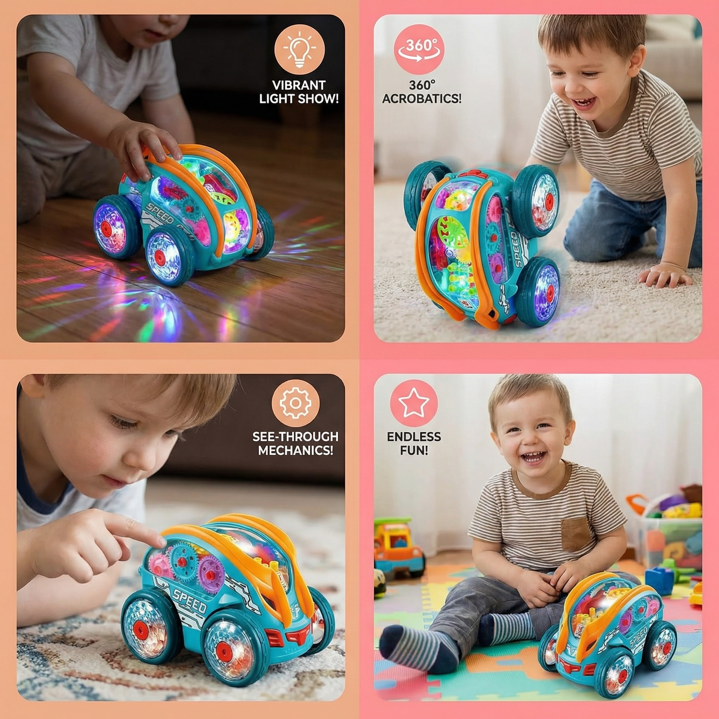 Glowing Somersault Car