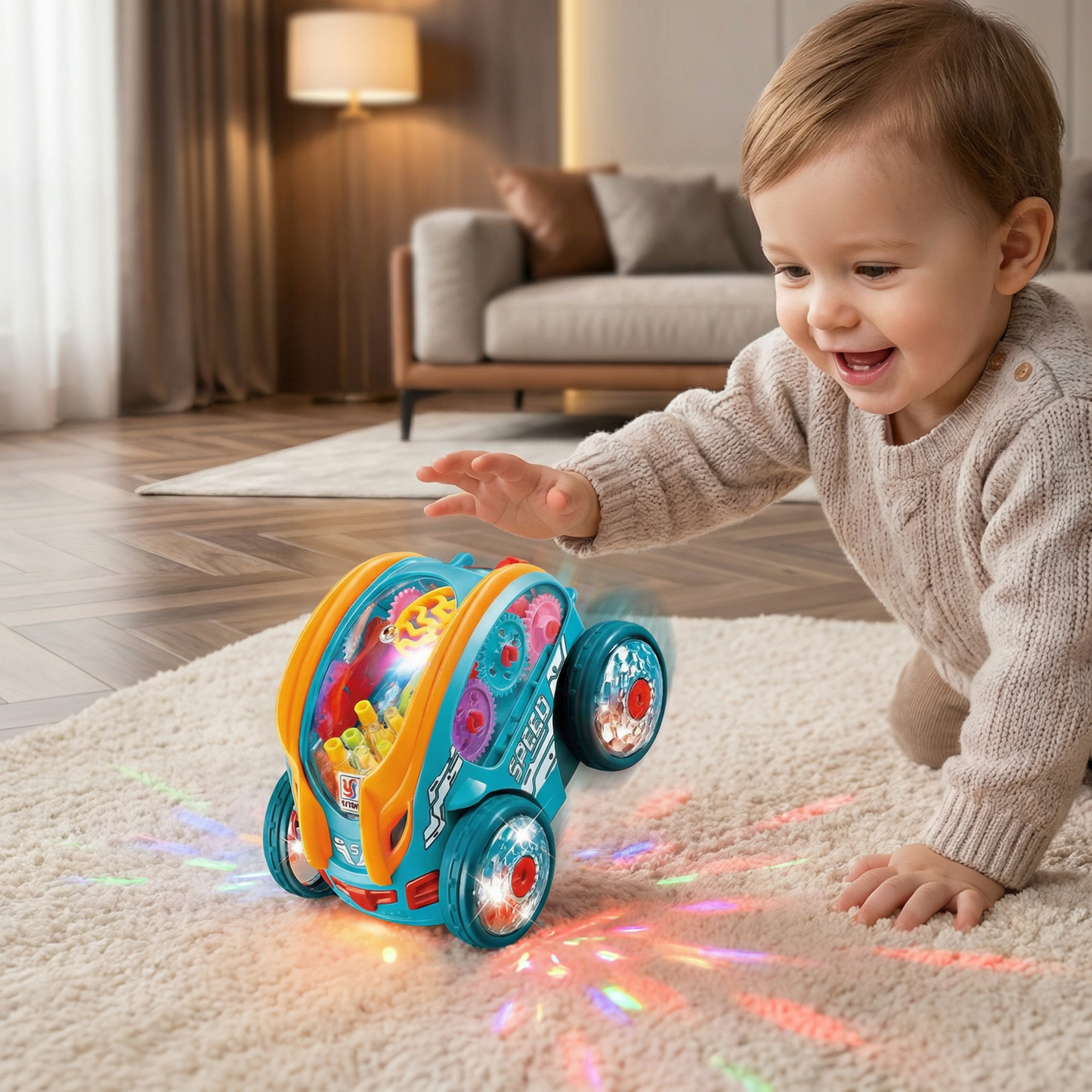 Glowing Somersault Car