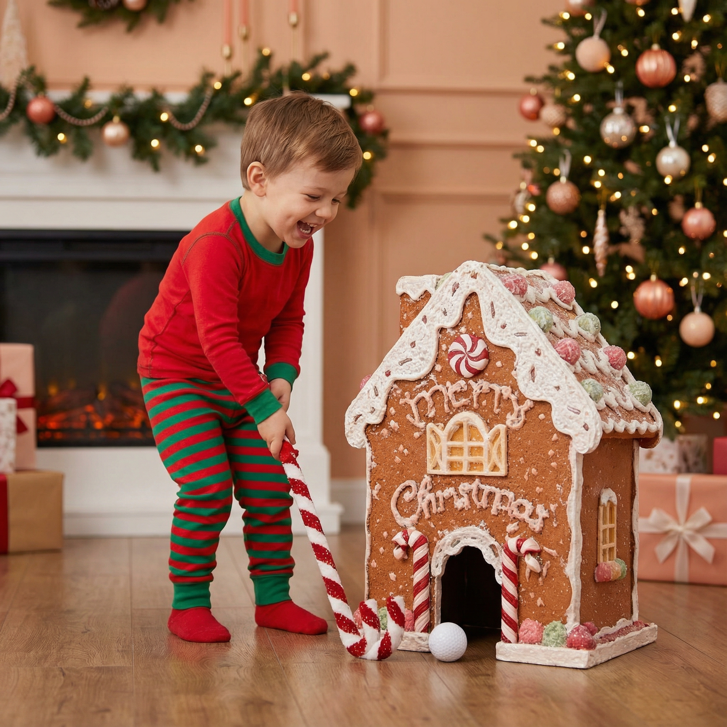 Gingerbread Golf Christmas Toy