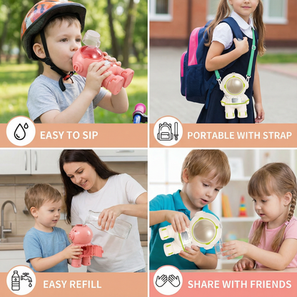 Astronaut Water Bottle for Kids