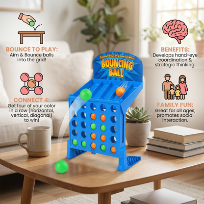 Four in a Row Target Shooting Game