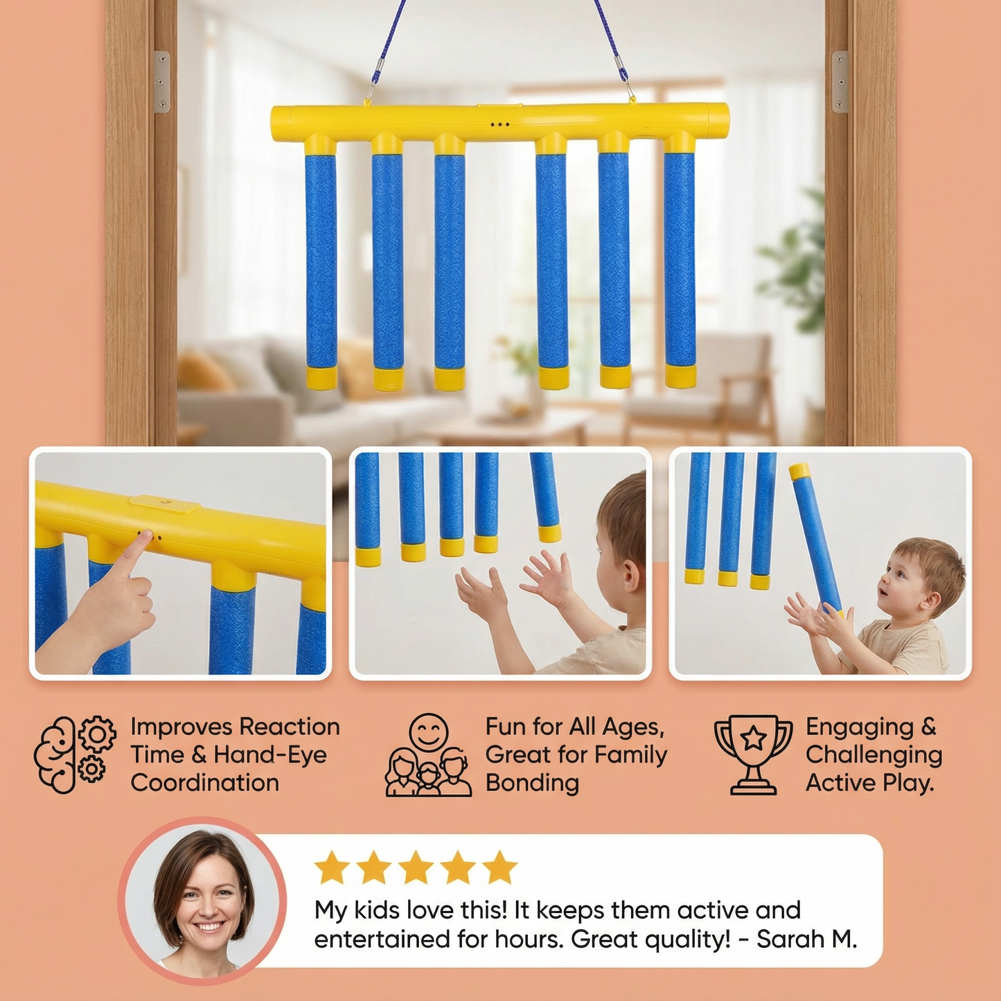 Falling Sticks – Kids Reaction Game